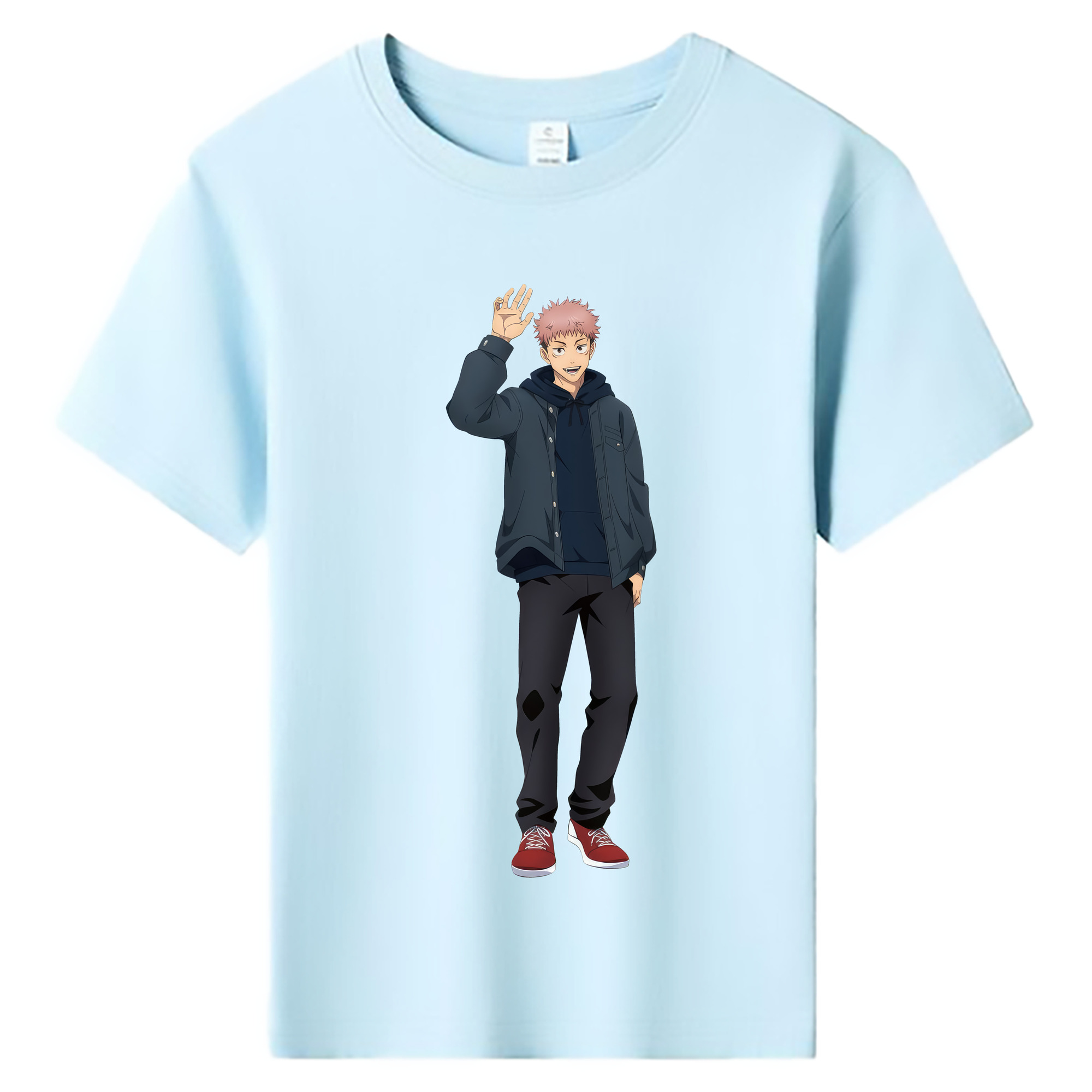（画像用） 呪術廻戦 Jujutsu Kaisen 綿100％キッズTシャツ（フロントプリント）